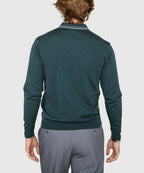 Long Sleeve Retro Tipped Merino Polo
