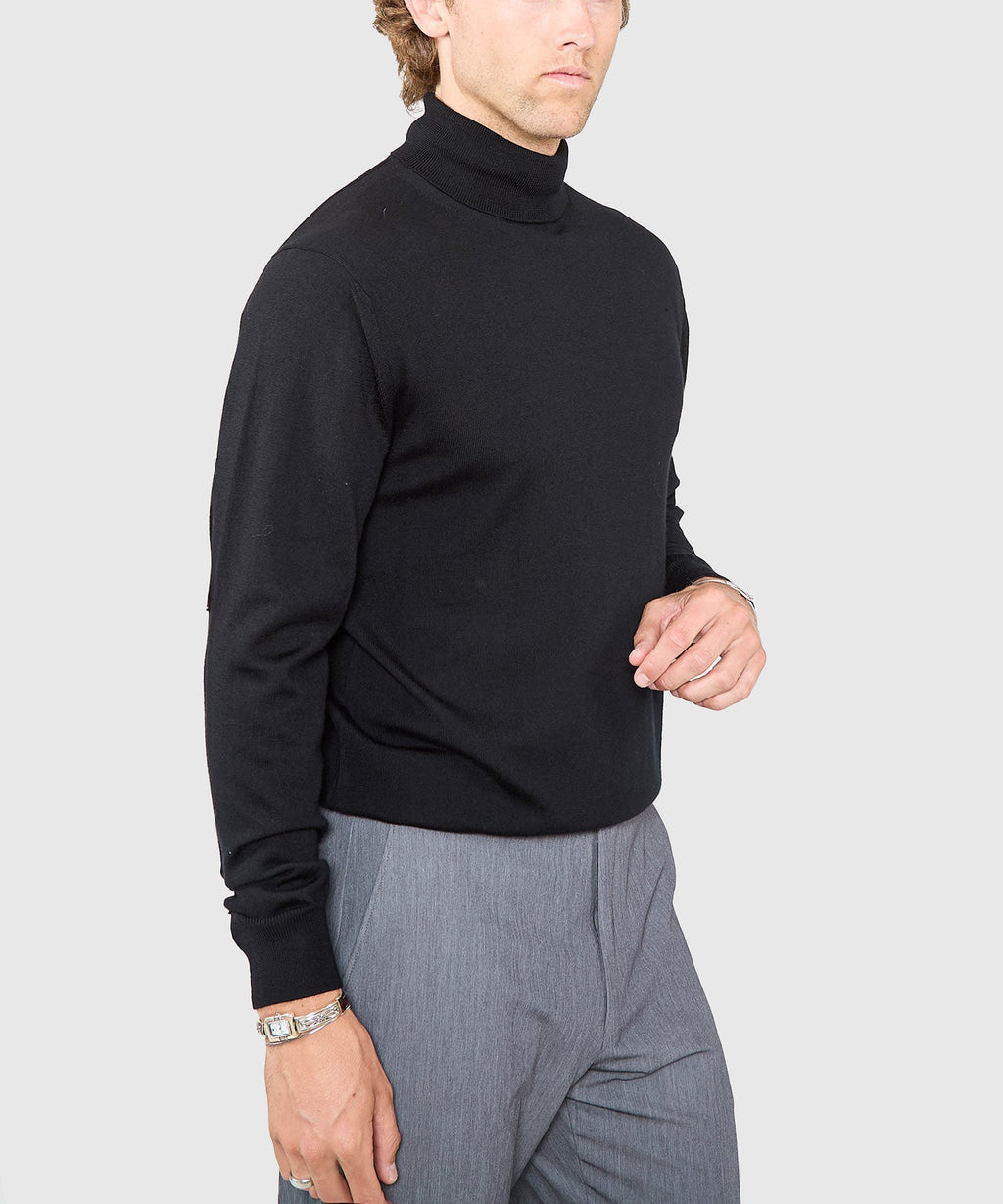 Extra Fine Merino Wool Turtleneck Sweater