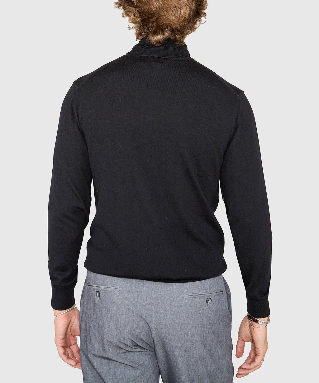 Extra Fine Merino Wool Turtleneck Sweater