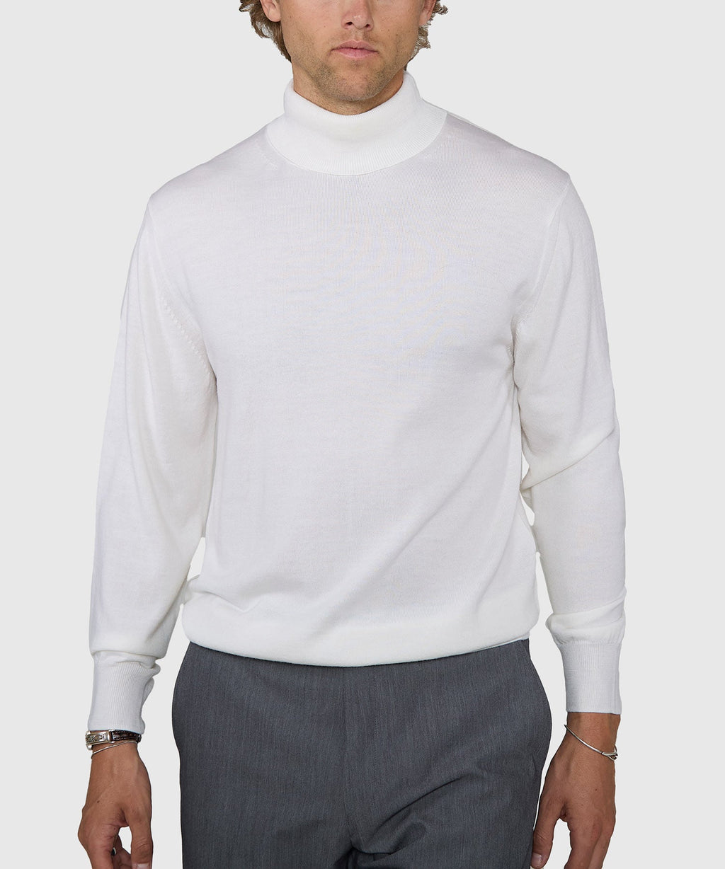 Extra Fine Merino Wool Turtleneck Sweater