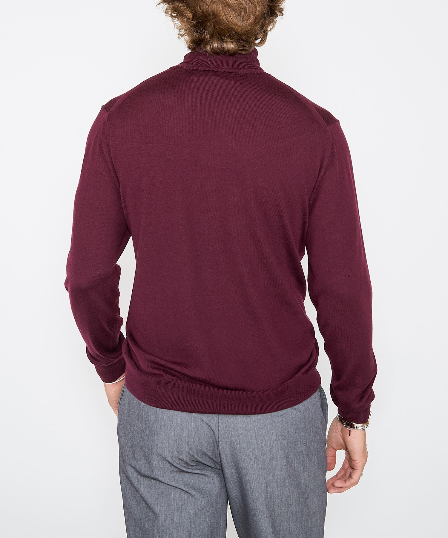 Extra Fine Merino Wool Turtleneck Sweater