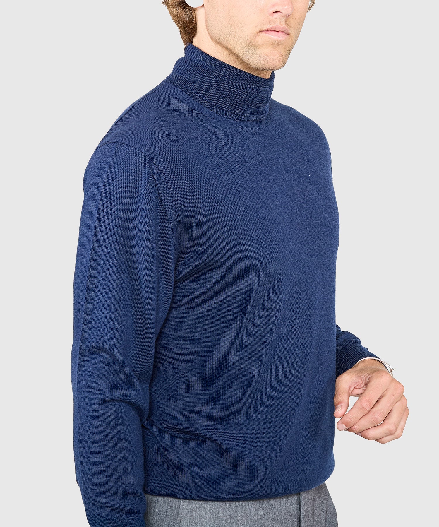 Extra Fine Merino Wool Turtleneck Sweater