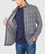 Quilted Flannel Shirt Jacket