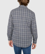 Quilted Flannel Shirt Jacket