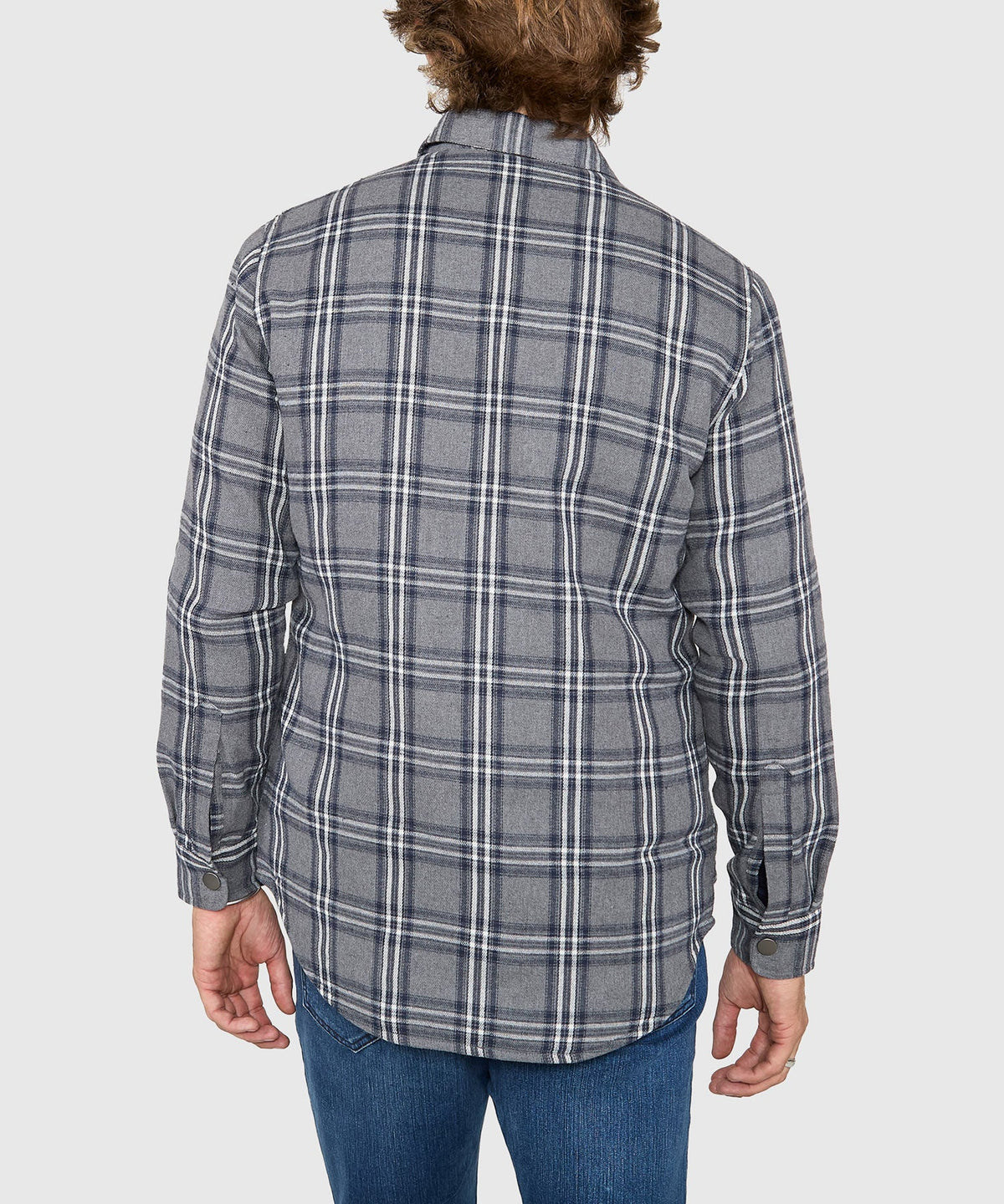 Quilted Flannel Shirt Jacket