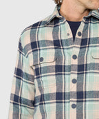 Quilted Flannel Shirt Jacket