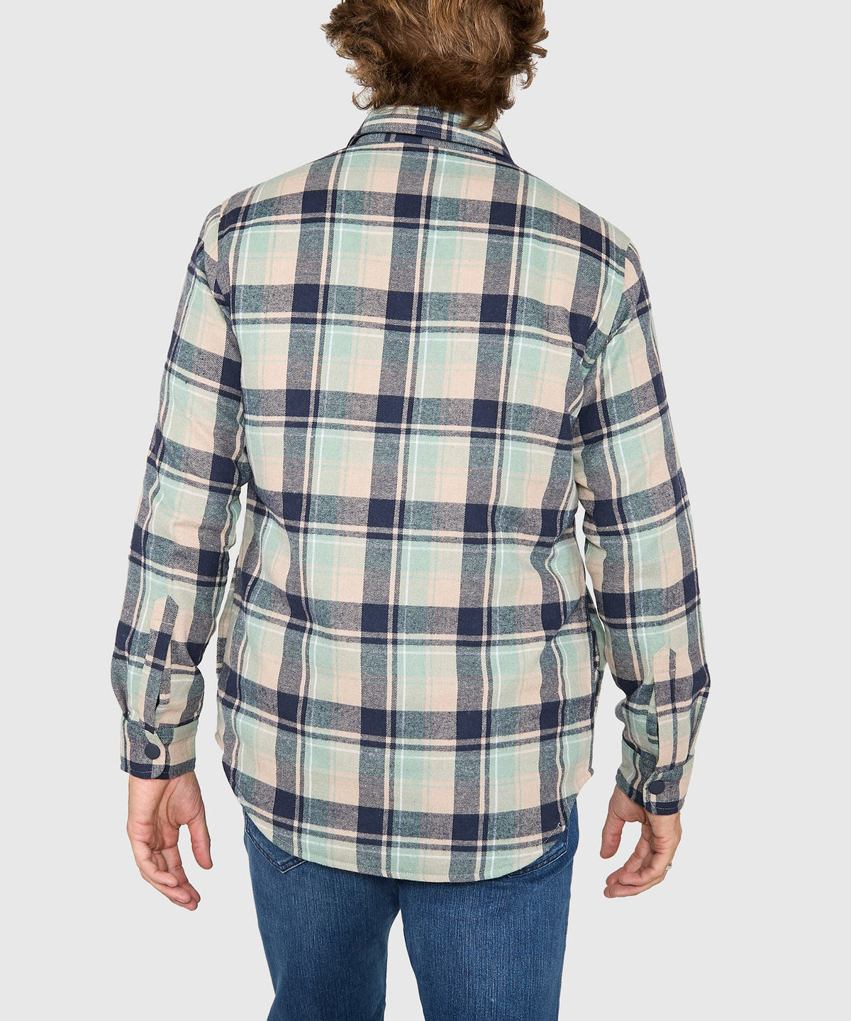 Quilted Flannel Shirt Jacket