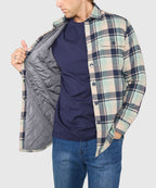 Quilted Flannel Shirt Jacket
