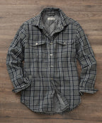 Quilted Flannel Shirt Jacket