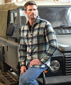 Quilted Flannel Shirt Jacket