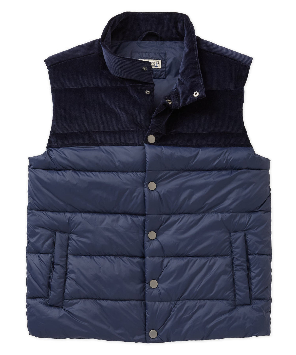Mixed Media Channel Quilted Vest