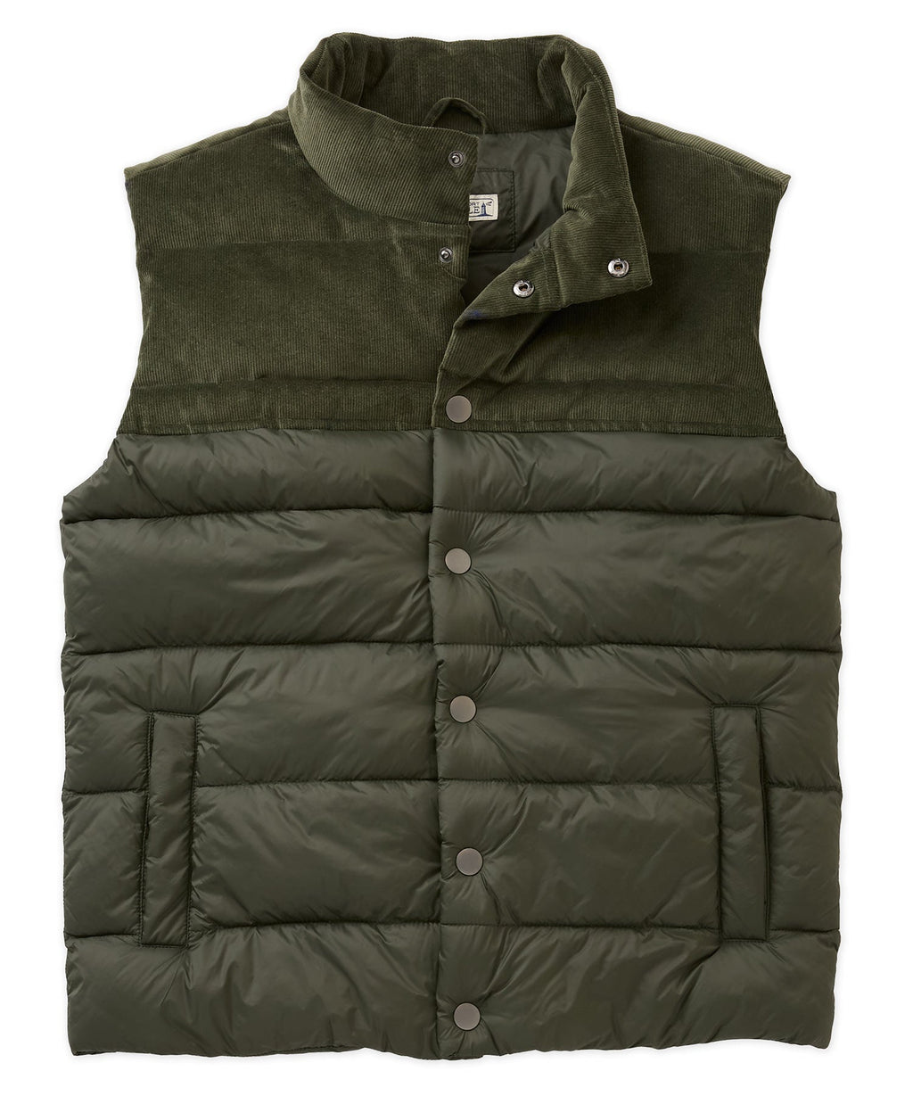 Mixed Media Channel Quilted Vest