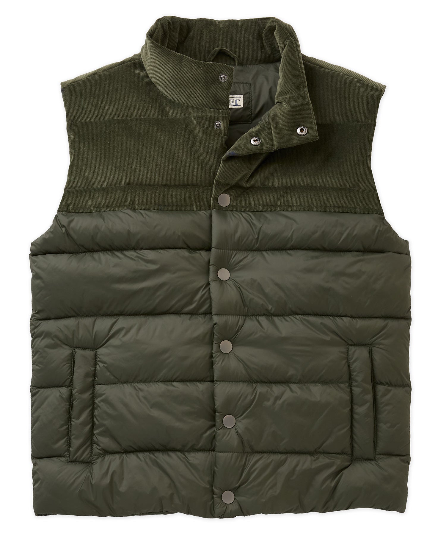 Mixed Media Channel Quilted Vest