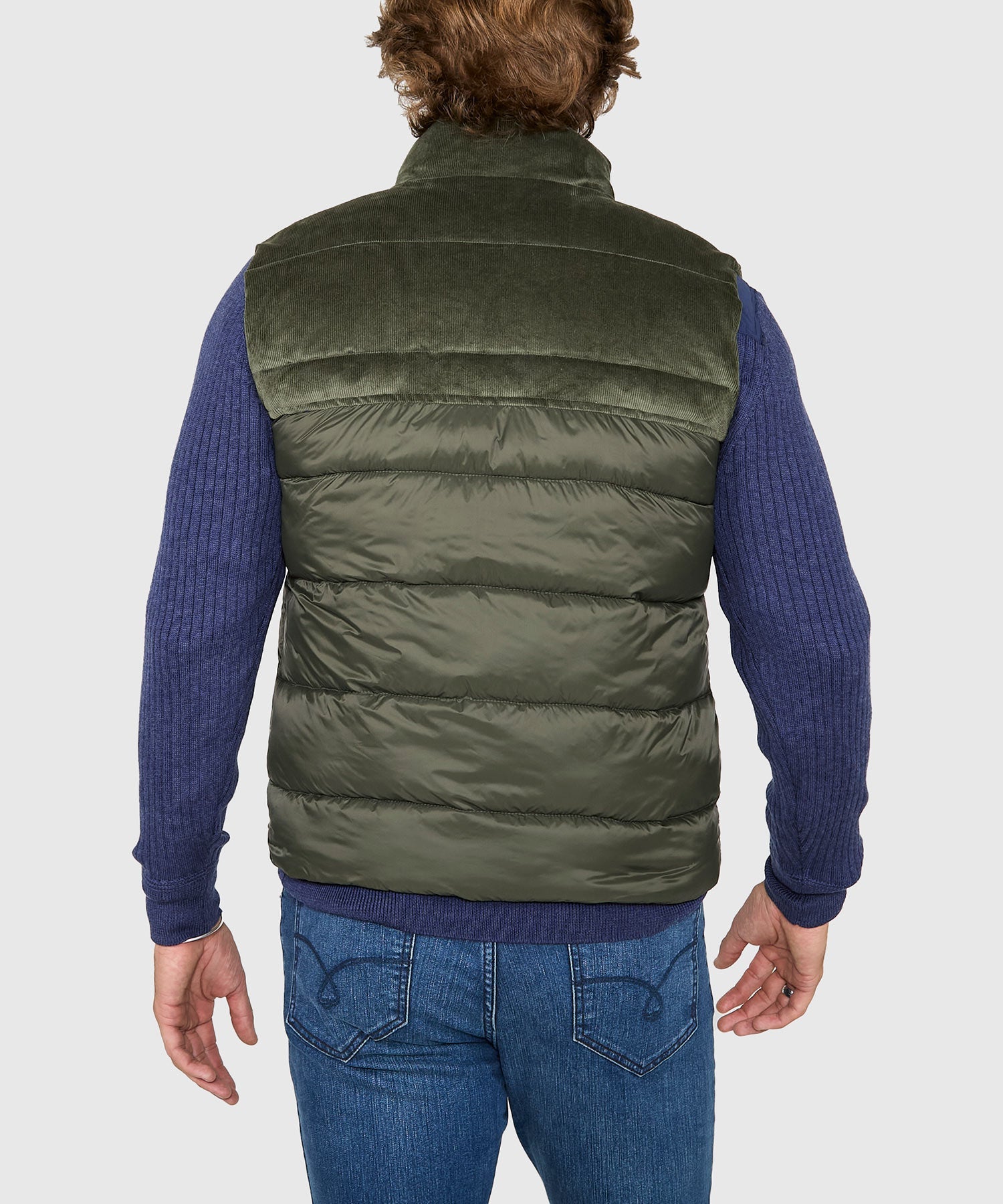 Mixed Media Channel Quilted Vest