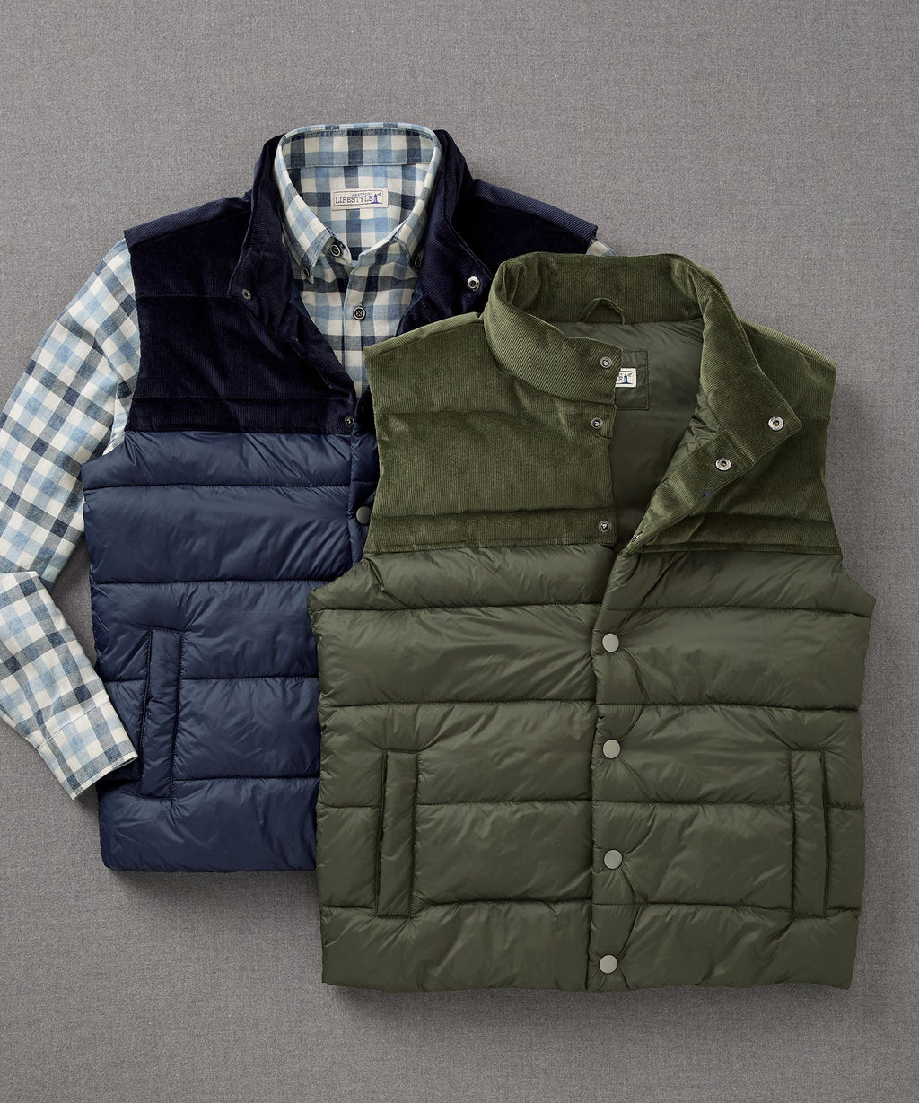 Mixed Media Channel Quilted Vest