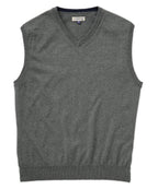 Classic Cotton Cashmere V-Neck Sweater Vest