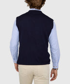 Classic Cotton Cashmere V-Neck Sweater Vest