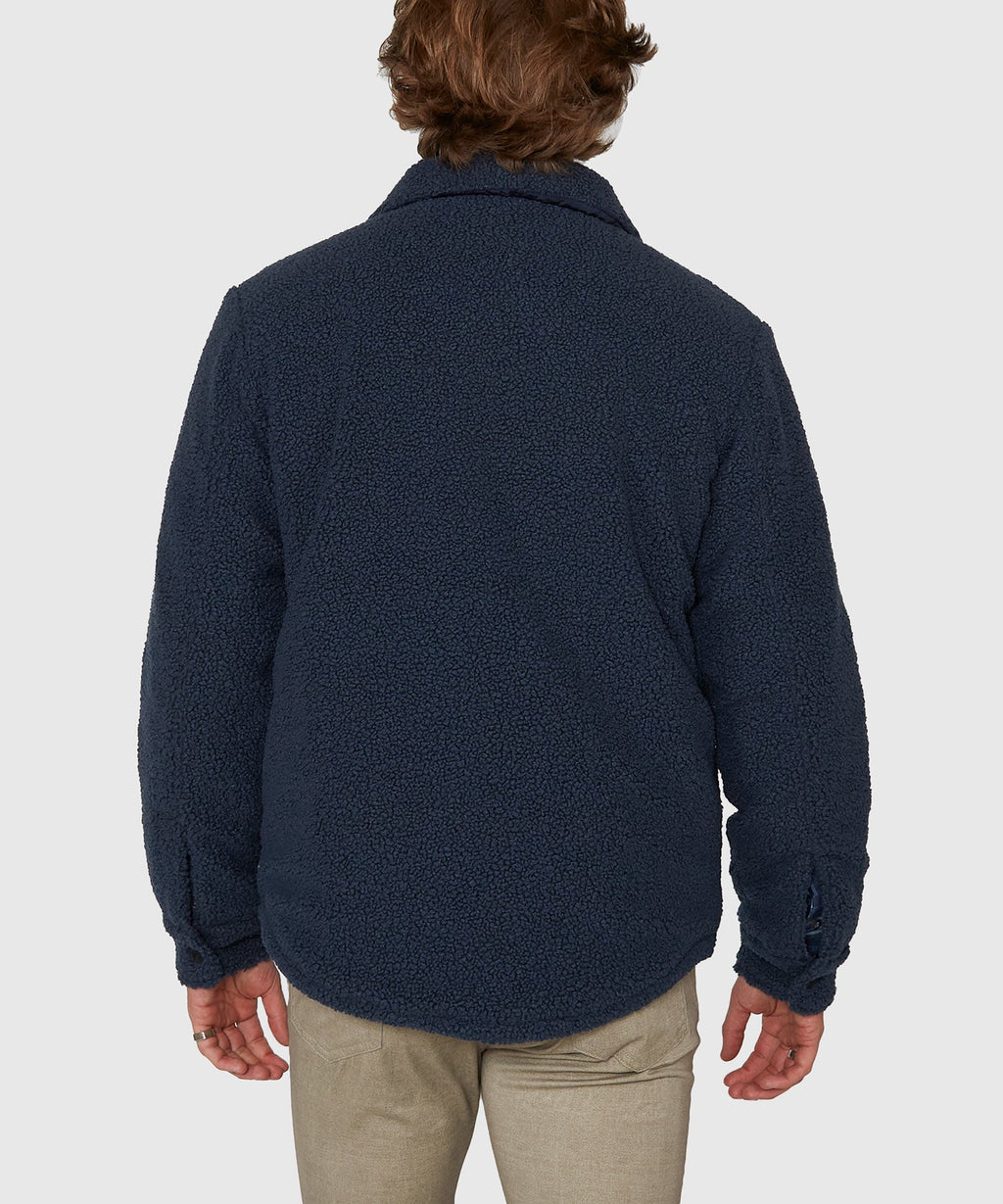 Sherpa Fleece Shirt Jacket