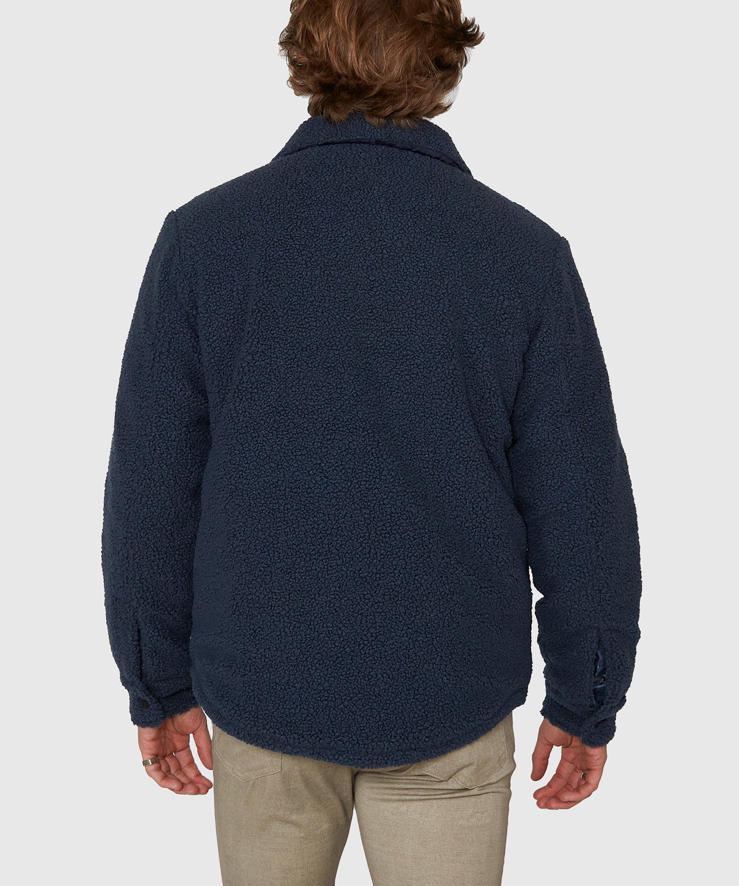 Sherpa Fleece Shirt Jacket
