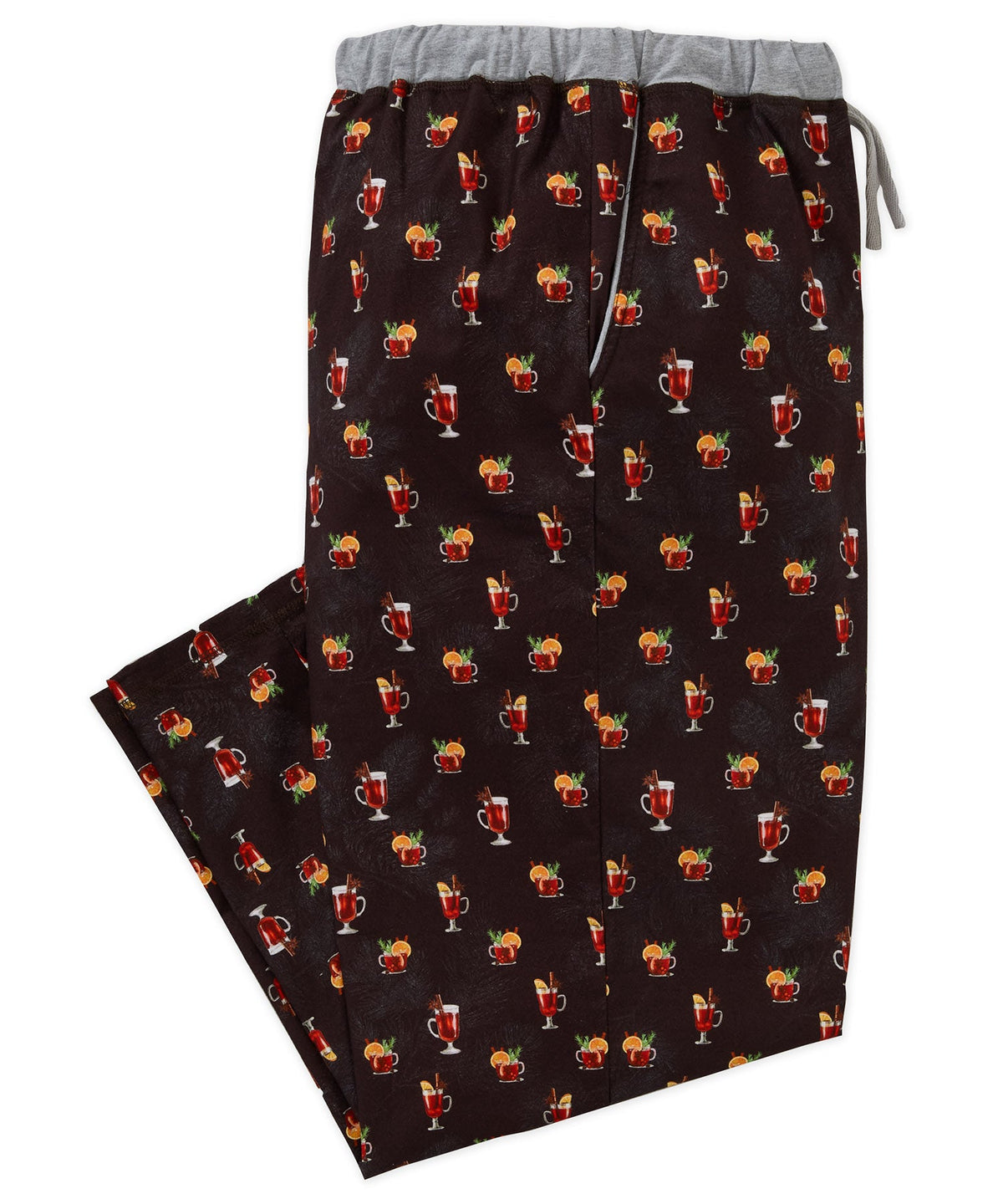 Flannel Holiday Print Stretch Lounge Pant
