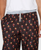 Flannel Holiday Print Stretch Lounge Pant