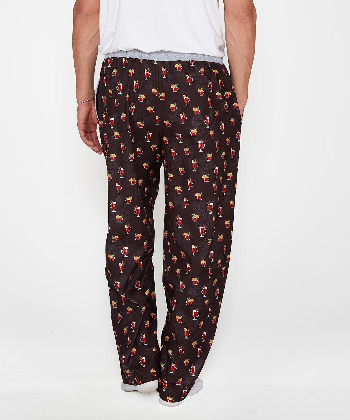 Flannel Holiday Print Stretch Lounge Pant