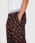 Flannel Holiday Print Stretch Lounge Pant