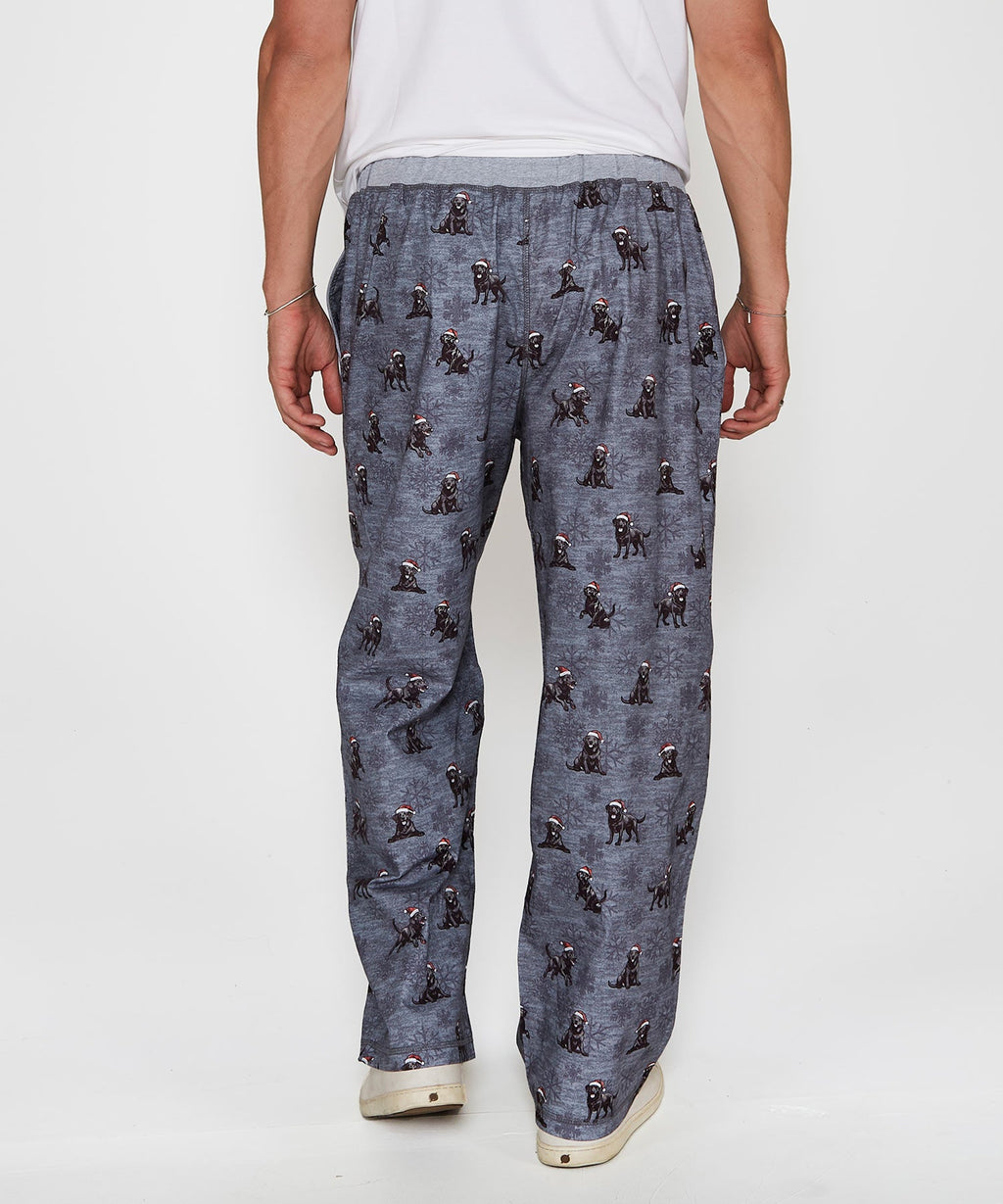 Flannel Holiday Print Stretch Lounge Pant