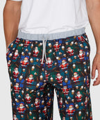 Flannel Holiday Print Stretch Lounge Pant