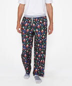 Flannel Holiday Print Stretch Lounge Pant