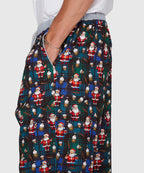 Flannel Holiday Print Stretch Lounge Pant