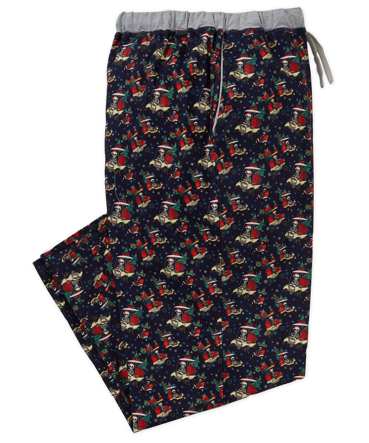Flannel Holiday Print Stretch Lounge Pant