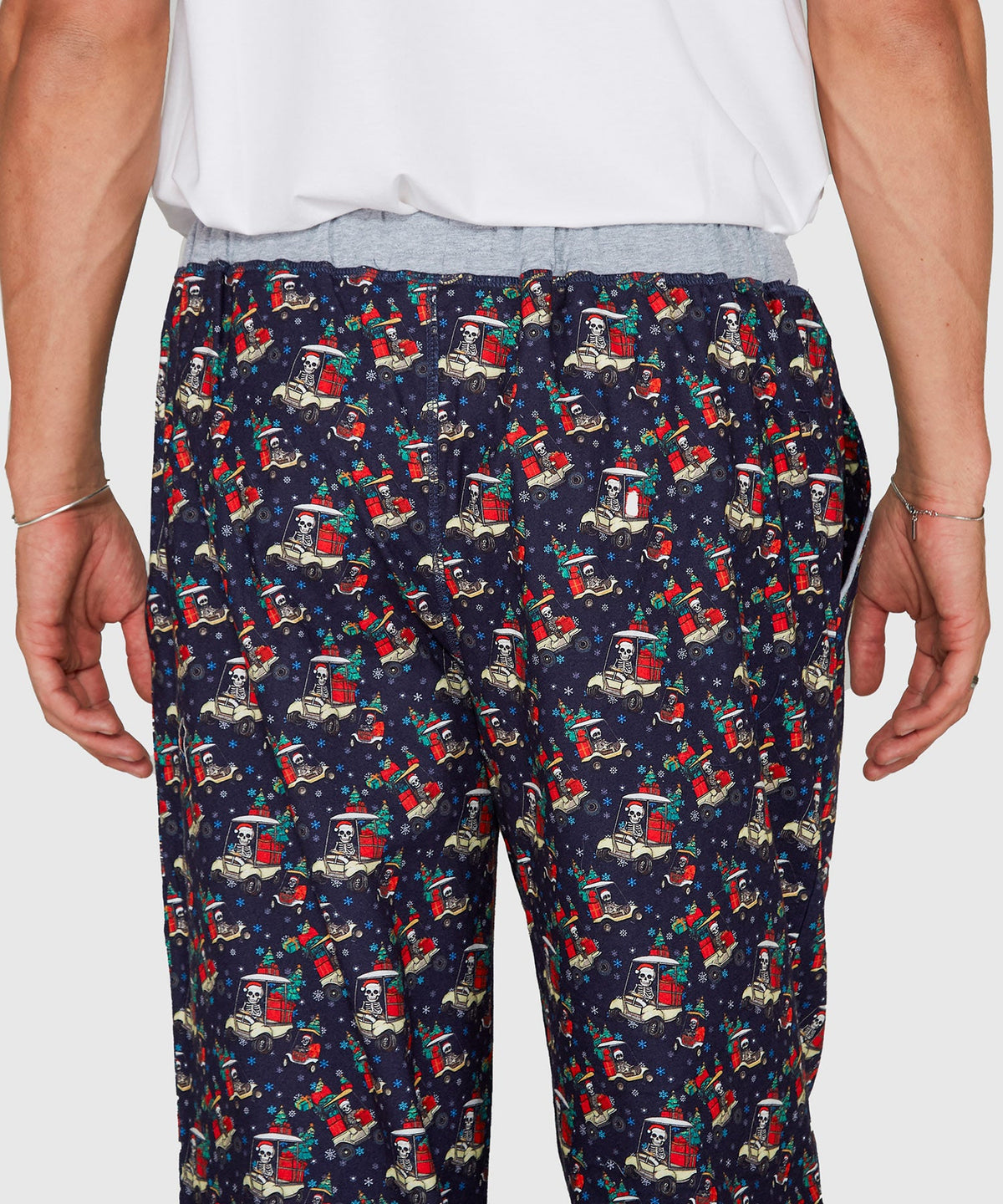Flannel Holiday Print Stretch Lounge Pant