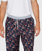 Flannel Holiday Print Stretch Lounge Pant