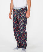 Flannel Holiday Print Stretch Lounge Pant