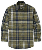 Long Sleeve Flannel Sport Shirt – Green/Multi