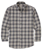 Long Sleeve Flannel Sport Shirt – Ivory/Multi