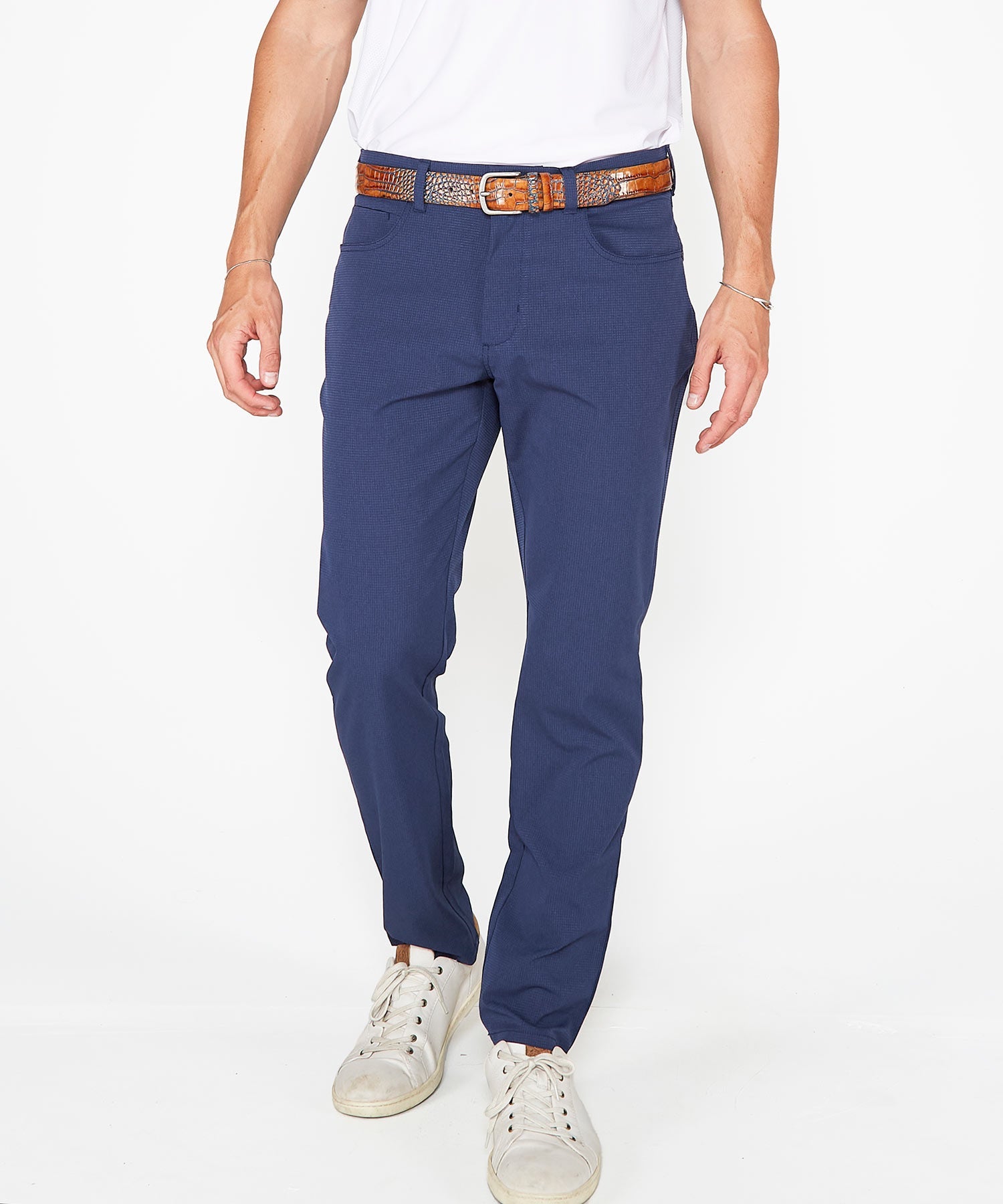 Micro-Perforated Performance Five-Pocket Pant