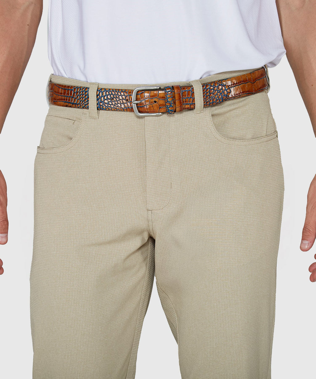 Micro-Perforated Performance Five-Pocket Pant