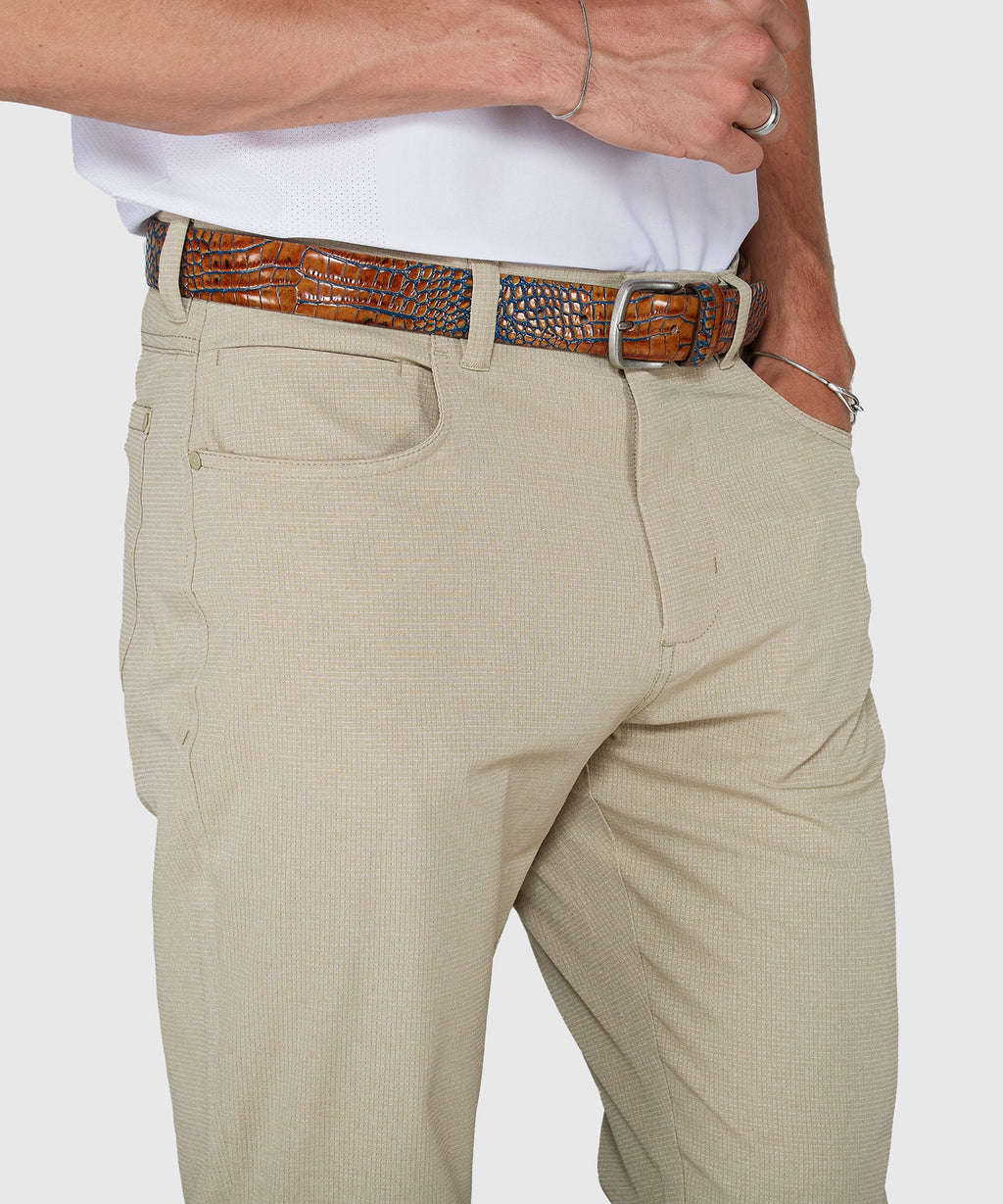 Micro-Perforated Performance Five-Pocket Pant