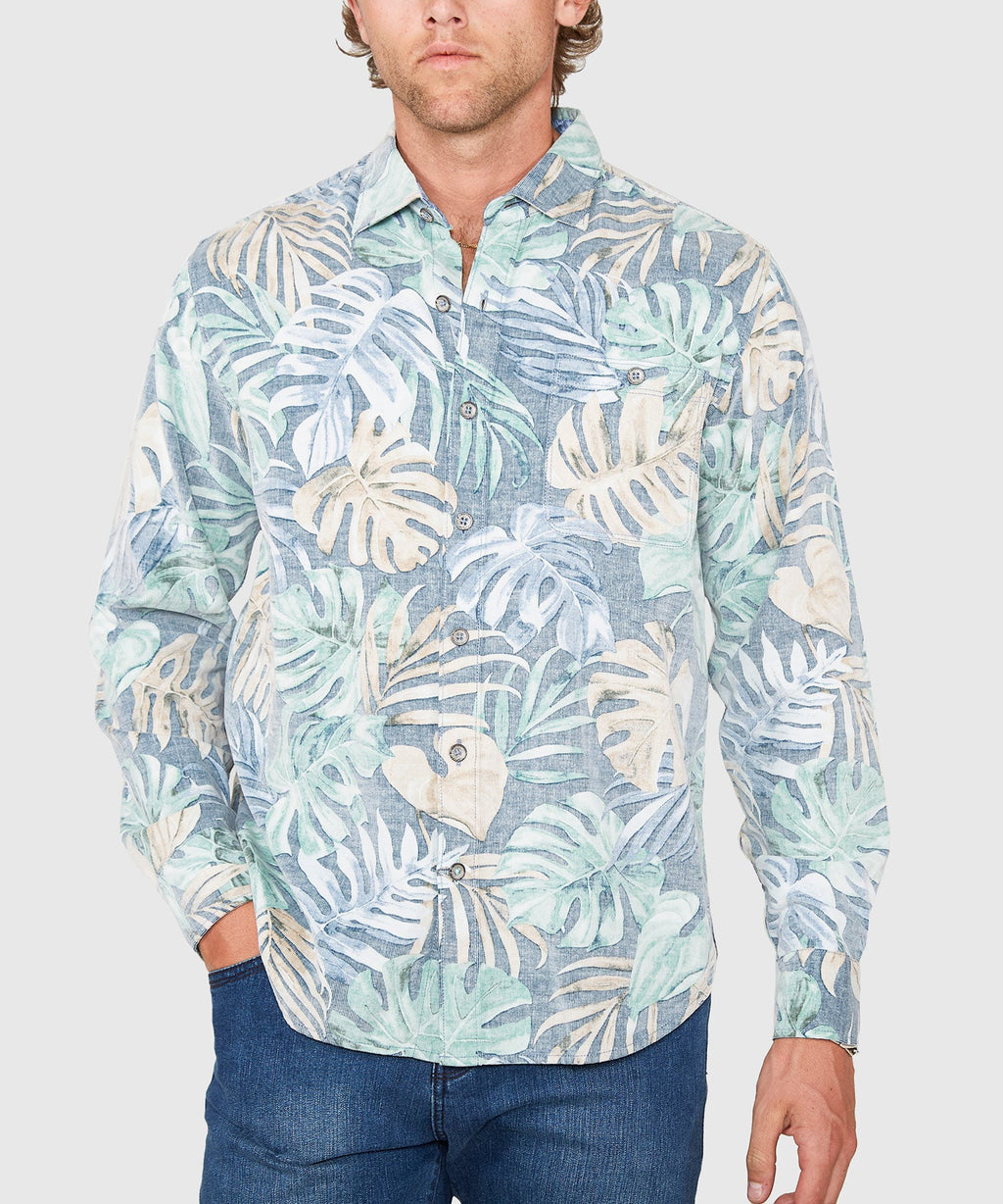 Long Sleeve Stretch Corduroy Sport Shirt