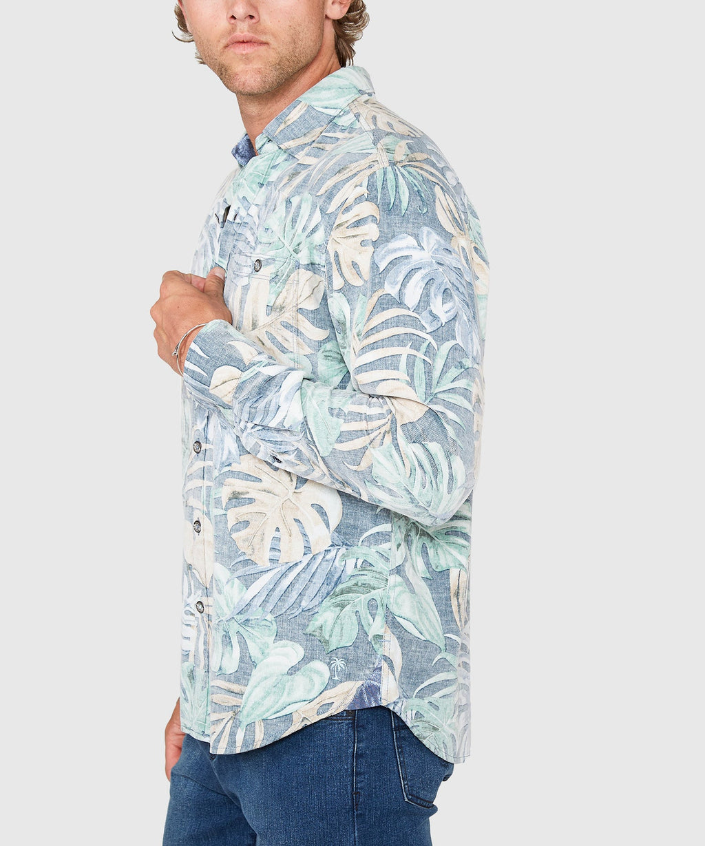 Long Sleeve Stretch Corduroy Sport Shirt