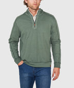 French Terry Half-Zip Pullover