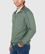 French Terry Half-Zip Pullover
