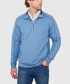 French Terry Half-Zip Pullover