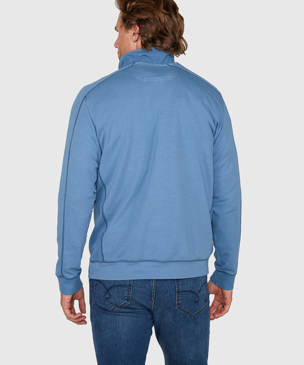 French Terry Half-Zip Pullover