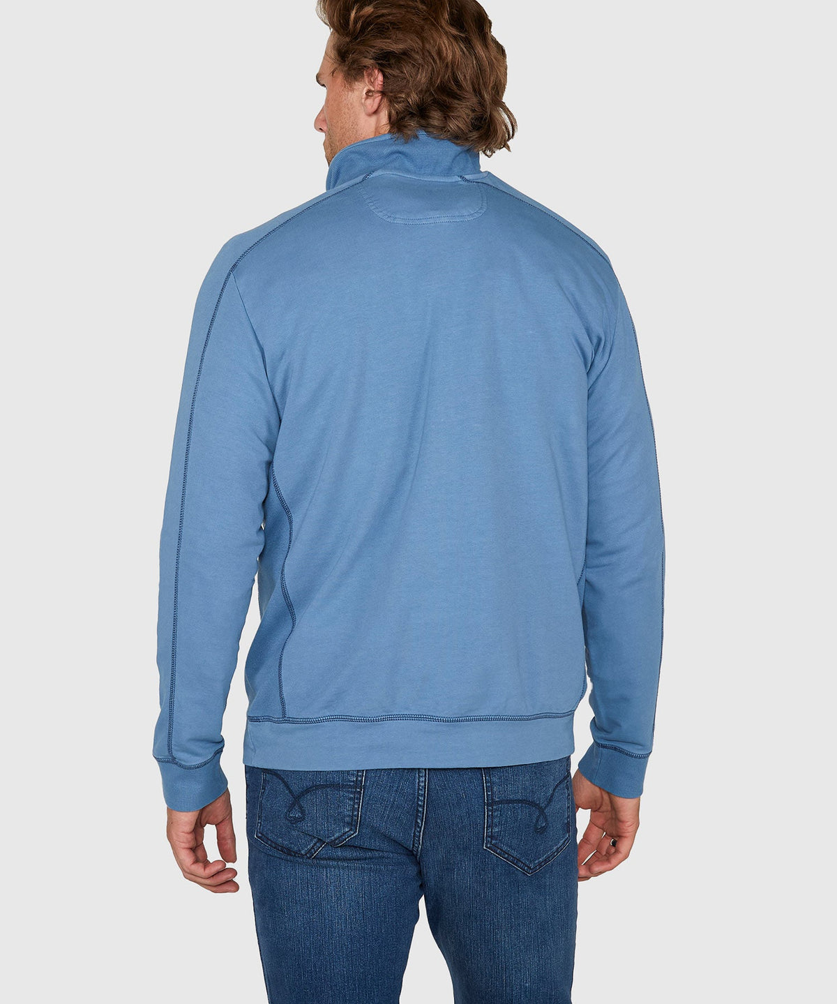 French Terry Half-Zip Pullover
