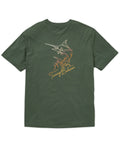 Short Sleeve Printed T-Shirt – Dark Jade