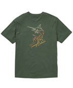 Short Sleeve Printed T-Shirt – Dark Jade