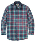 Long Sleeve Plaid Sport Shirt – Blue/Red